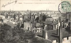 Lyon CPA Panoramic View taken top of the course of the Carthusian monks