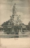 Nimes CPA der Pradier Brunnen
