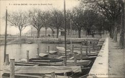 CPA Aix les Bains a corner of the large port