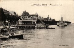 CPA Evian les Bains Seen from of the lake