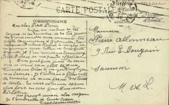 CPA Nantes Botanical garden Stag and hind