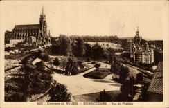 CPA Surroundings of Rouen Bonsecours Seen of the plate