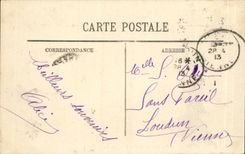 CPA Treport View in Richtung zu den Piers