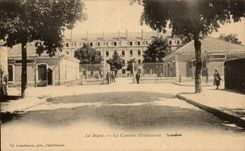 CPA the White the barracks of Militaria infantry