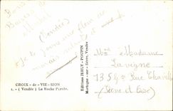 CPSM Croix de Vie Sion der gebohrte Felsen