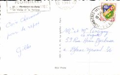 CPA Plombieres baths the virgin and the terrace