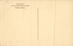 CPA Monastery of Sainte Dove the Sens Apse of the church