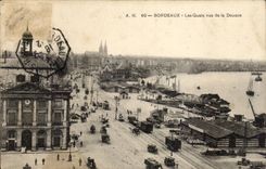 CPA Bordeauxkais gesehen von den Gewohnheiten