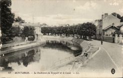CPA Montargis the boulevard of the rampart and the canal