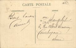 CPA Militaria Camp of Trawl-nets Seen of the tents