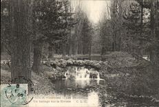 CPA Wood of Vincennes Lake Daumesnil a stopping on the river