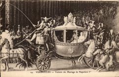 CPA Versailles Conveys marriage of Napoleon 1st