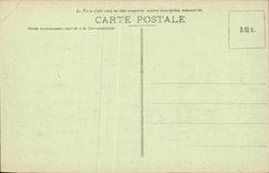 CPA palate of Fontainebleau the pond of carps and the wing Louis XV