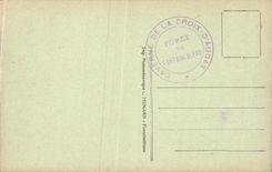 CPA Drill of Fontainebleau Falls of Apremont Overall picture of the plate