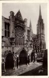 CPA Chartres the cathedral the northern gate and the arrow