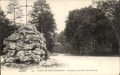 CPA Drill of Fontainebleau Crossroads of the Cross of Franchard
