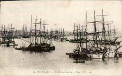 CPA Bordeaux Overall picture of the roads