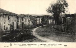 CPA Village d' Anthelupt 24 decembre 1914 Militaria