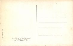 CPA festivals of the victory July 14th 1919 the Militaria procession