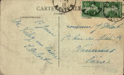 CPA Vichy Un coin des parcs