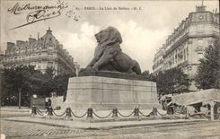 CPA Paris the lion of Belfort