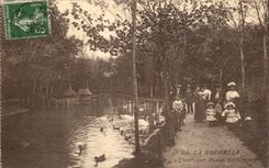 CPA La Rochelle Park Charruyer Bassin der Schwane