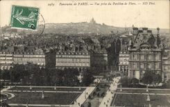CPA Panorama de Paris Vue prise du pavillon de Flore