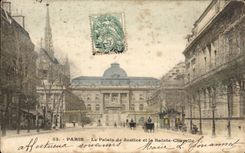 CPA Paris Le palais de justice et la sainte Chapelle