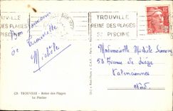 CPA Trouville Queen of the beaches the swimming pool