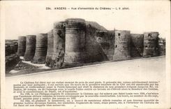 CPA Angers Overall picture of the castle