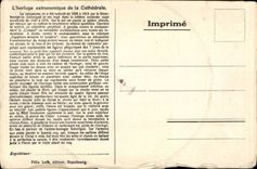 CHART SYSTEM Strasbourg Clock