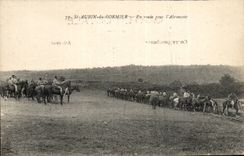 CPA Str Aubin vom cormier auf der Weise fur die Futterungabflussrinne Pferde