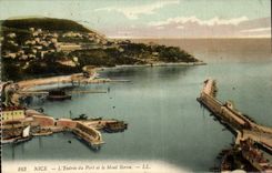 CPA Nizza Hereinkommen des Hafens und der Boreinfassung