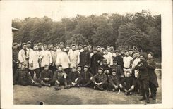 Real photo CPA Militaria Regiment Courtine