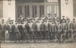 Real photo Militaria Charenton Bicycle