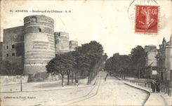Angers CPA Boulevard of the castle
