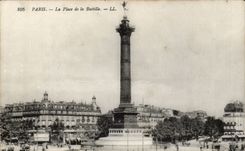 CPA Paris the place of the Bastille