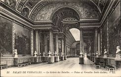 CPA Palate of Versailles the gallery of the battles