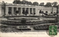 CPA Versailles palate of large Trianon and the floors