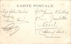 CPA Versailles palate of large Trianon and the floors