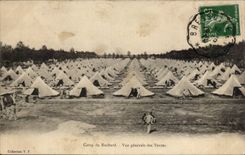 CPA Militaria Camp du Ruchard Vue generale des tentes