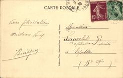 CPA Rambervillers the military cemetery