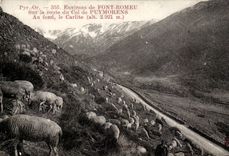 CPA Environs of Make Romeu On the road of the collar of Puymorens