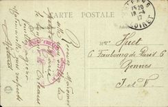 CPA Orleans Places Albert 1st and Train station