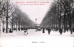 CPA Orleans the email publicity Debauve Chocolate and Gallais Rue of the Saints Fathers has Paris