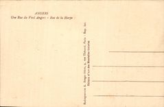 Angers CPA Rue of old Angers Rue of Al grips