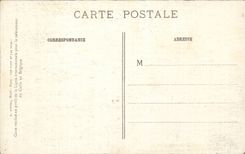 Interior CPA of the church of Ypres