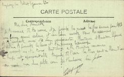 CPA Courcelles Epayelles Church and cemetery