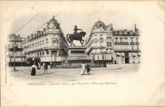 Orleans CPA Jeanne of arc by Foyatier places of Martroi