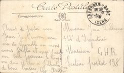 CPA Grenoble Seen on the Isere and the alpine range